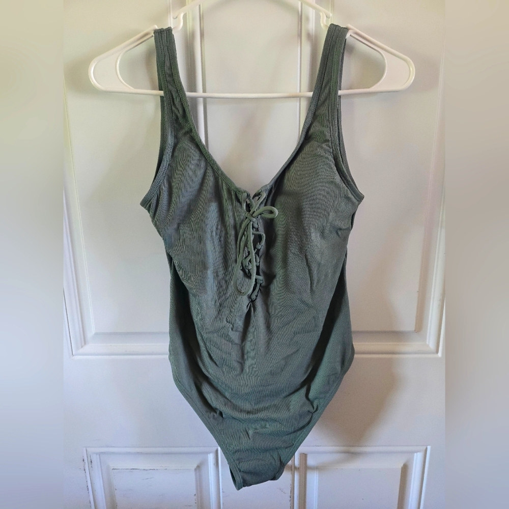 Green One Piece Swimsuit